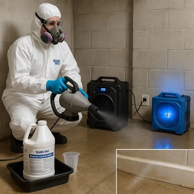 Sanitization and Odor Removal process in San Gabriel, CA