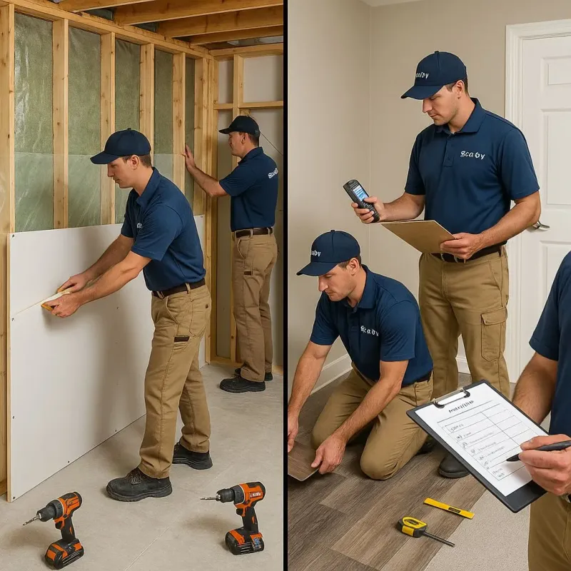 Repairs and Reconstruction process in San Gabriel, CA