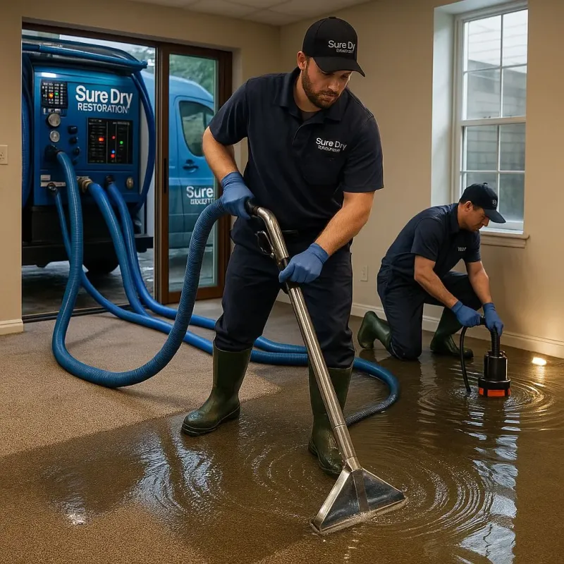 Water Extraction and Removal process in San Gabriel, CA